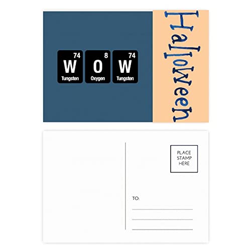 Cartes postales d'Halloween science chimie lot de 20 correspondance