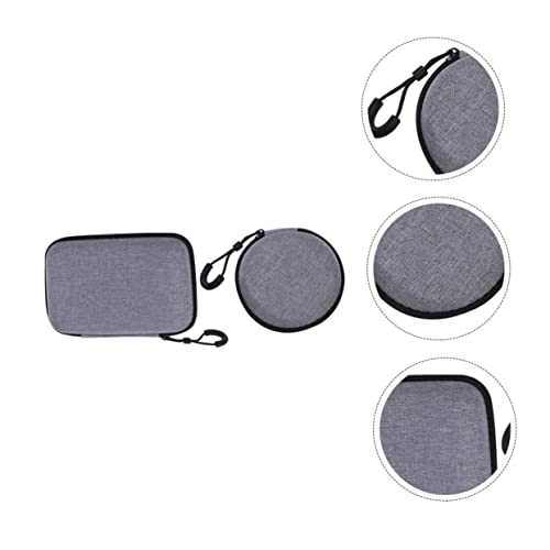jojofuny 2 Unidades saco de armazenamento de fone de ouvido organizador de cabos bolsas de moedas le