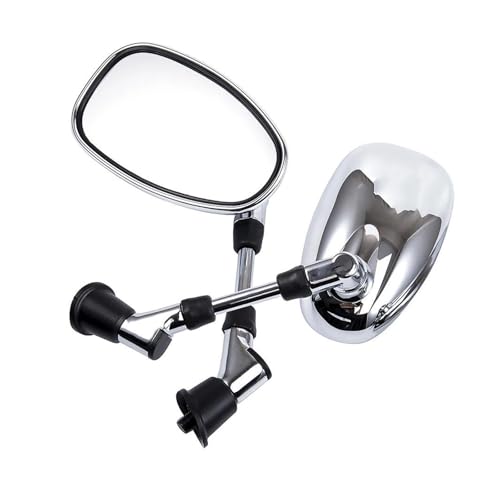 Rétroviseurs Moto 10mm pour FZ6 MT-03 XJR1300 V-Max Guidon 2 Pièces