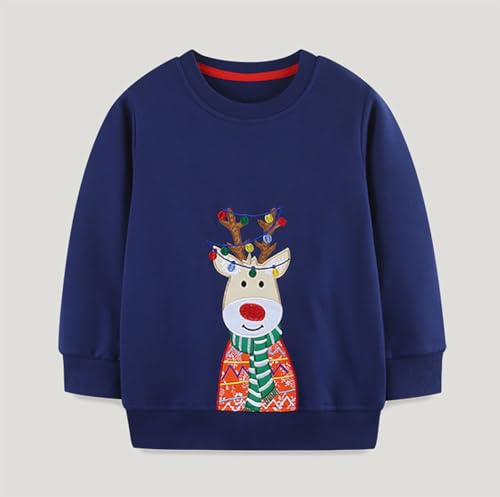 Boys Sweatshirts Casual Sweatshirts Cotton Sweatshirts Long Sleeve T-shirts Crew Neck Cartoon Tops for Boys-3303