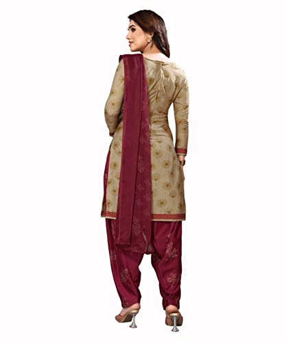 Yashika Women's Crepe Printed Unstitched Salwar Suit Dress Material With Dupatta(NEW-RINKY CHIKU)