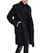 SOMTHRON Men's Casual Trench Coat Mid Long Single Breasted Slim Fit Peacoat Notched Lapel Winter Business Overcoat BL-3XL