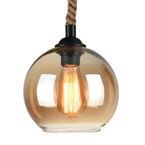 Lámpara colgante de cristal ideal para iluminar el comedor y pasillos