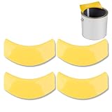 HERCHR 4-teiliger Farbausgießer, tragbarer Farbdosendeckel-Ausgießer, wiederverwendbar, multifunktional, All-in-One-Ausgießzubehör für Gallonendosen, Eimer