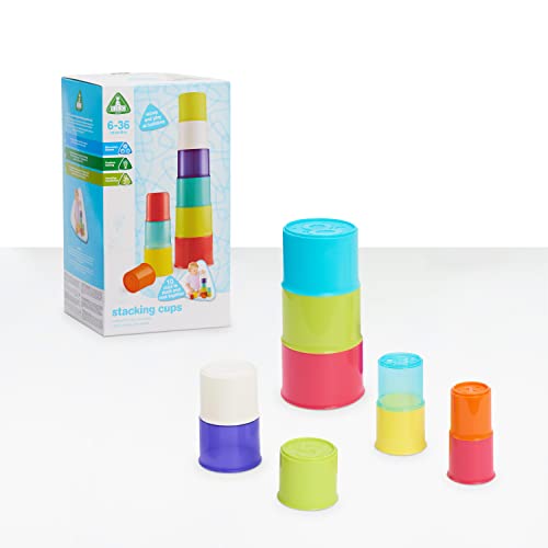 Early Learning Centre Stacking Cups, Sensory, Problem-Solving And Hand-Eye Coordination Baby Toy, 10 Colorful Cups With Numbers, Amazon Exclusive, By Just Play #TOP6