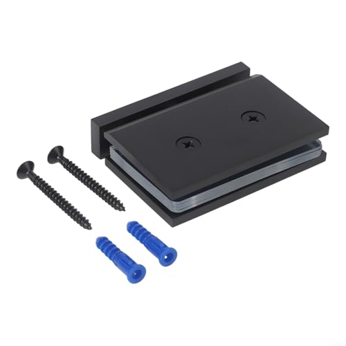 Brass 360 Degree Wall Mount Shower Glass Bracket With Polished