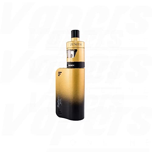 Innokin-E-Cigarette-Starter-Vape-Kit-CoolFire-Mini-Zenith-D22-40W-1300mAh-Box-Mod-No-Nicotine-Cool-Fire-with-2ml-Top-Fill-Tank-Smooth-Vaping-Vape-kit-Electronic-Cigarettes-Vaping-Gold-Black