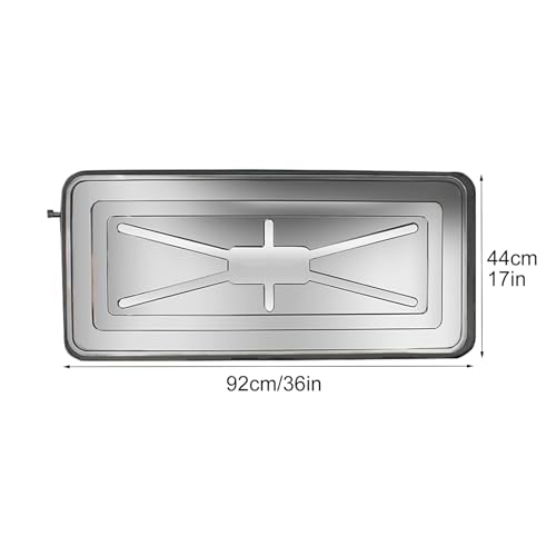 Bandeja de goteo de aire acondicionado con tubo de drenaje y kit de instalación, solución duradera para evitar daños por agua en unidades exteriores, fácil de instalar