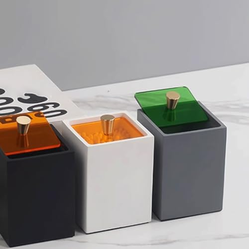 Distributeur de cure-dents et boite de rangement coton-tige lot de 3 - 3