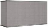 Gray Faux Silk Rectangular Shade 8/17x8/17x10 (Spider) - Possini Euro Design