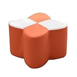 ♥ Características: esponja de alta densidad 45D, suave, no fácil de deformar, tejido de PU, antiincrustante, fácil de limpiar, marco de madera maciza, resistente, duradero
