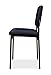 Basyx VL606VA90 VL606 Series Stacking Armless Guest Chair, Navy Fabric