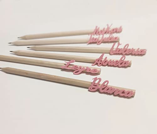 Lápices personalizados con nombres
