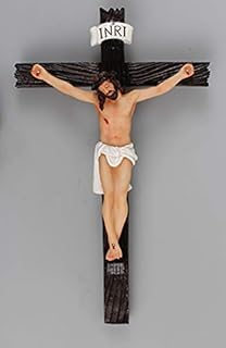 Crosses Just Divine Gifts 8" Wall Hanging Resin Crucifix Italian Florentine