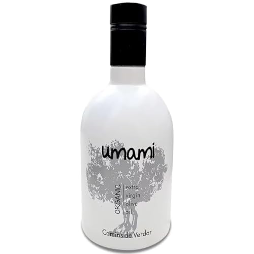 Aceite Camins del Verdor Umami 1 x 500 ml Nueva Cosecha 2025/2026 | Aceite de Oliva Virgen Extra variedad Arbequina | AOVE Sabor Intenso | Mejor Selección ENOVINOS