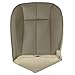 SecosAutoparts Front Driver & Passenger Side Bottom Replacement Leather Seat Covers Tan Compatible with Jeep Grand Cherokee 1999 2000 2001 2002 2003 2004