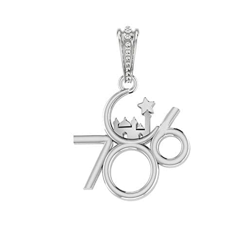 Porte-bonheur musulman 786 en argent sterling pour retrouver sérénité et chance