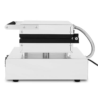 VERTES Belgisches Waffeleisen, 4 Waffeln gleichzeitig, 80 Stück pro Stunde, 1600 Watt, Teflonbeschichtet, Edelstahlgehäuse – Bild 4