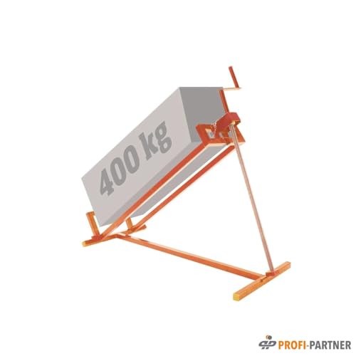 PROFI-PARTNER Kipp-Lifter für Rasenmäher – Hebevorrichtung bis 400 kg | Stufenlos einstellbar, klappbar & sicherer Stand | Für Rasenmäher, Quads, Aufsitzmäher und andere