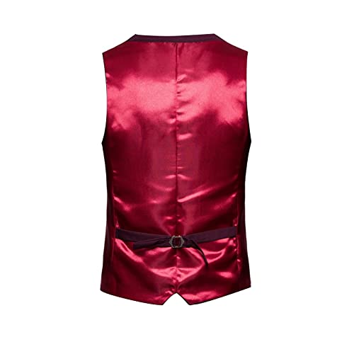 Men's Suit Vests Groomsmen Slim Fit Wedding Dress Business Vest Button Prom Formal Waistcoats For Suits Tuxedo3