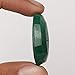 REAL-GEMS AAA+ Zambian Green Emerald Oval Cut 49.10 ct Faceted Gemstone for Jewelry Making, Emerald Gemstone Beads, Loose Gemstone