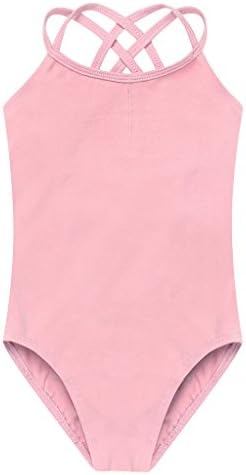 Girls Leotard for Ballet Dance Gymnastics 8-9 years A-Black