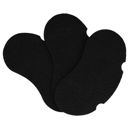 vhbw 3x Filtre à charbon actif compatible avec Seb Simply Invents FF 1, FF1025, inox FF1026 Friteuse - 18,6 x 8,8 x 0,3 cm