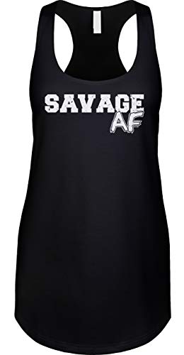 Savage AF Ladies Tank, 2XL, Black