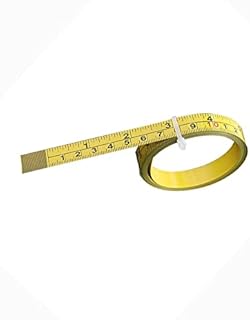 Pangmao Self Adhesive Dual Scale Ruler Stainless Steel Miter Tape Measure for T-Track Router Table Saw Woodworking Tool Metal Sticky Ruler Left Read for Measuring,2 Meters/80 Inch