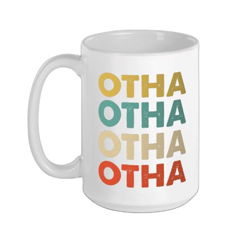 Otha Name Ceramic Mug, White, 15oz