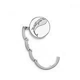 DIYthinker Ballena Azul Mesa Grande Fuerte Gancho Plegable del Bolso de Colgar Titular Escritorio Plegable
