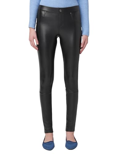 HUE Women's Faux Leather Leggings