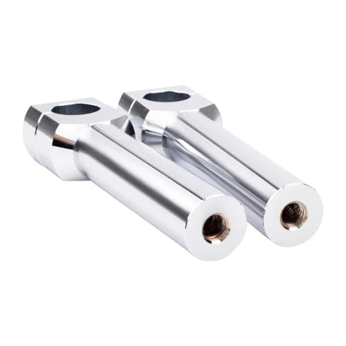 Abrazadera manillar de 25 mm con soporte de aluminio robusto para moto universal de 1'' 2