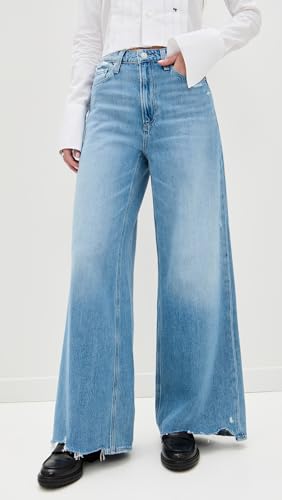 PAIGE Women's Portia 32" Rumors with Rock Hem Jeans2