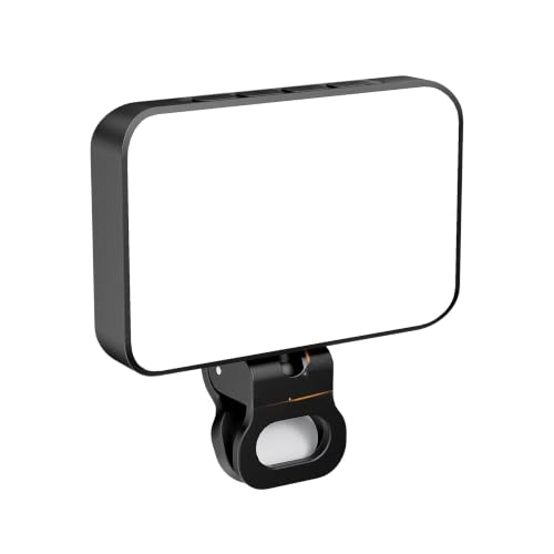 Image of RaLeno 60 LED Light for Video Shooting YouTube with 2000mAh Rechargeable Battery - 3000K-6500K Portable Influencer Light for Phone, Laptop, Photography & Reels (Black)
