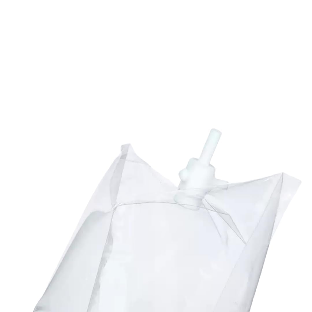 Bolsa de muestreo de gas (capacidad de 1 a 10 L), material FEP espesado, resistente a ácidos y álcalis, transparente, 1 unidad.(Single PP 10L)