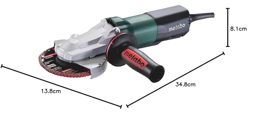 Meuleuse d'angle à tête plate Metabo 910W idéale pour les angles étroits - 4