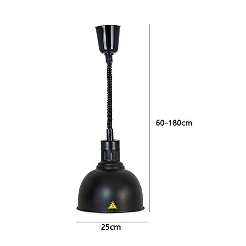 Equipamento para restaurante, aquecedores de lâmpadas de calor para alimentos Candelabro ajustável d