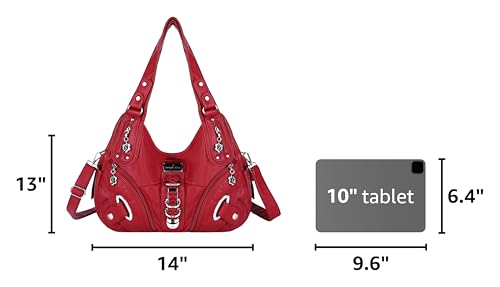 Image of Angelkiss Hobo Purses and handbags for Women Satchel Handbag Women Purses Large Daily Shoulder Bags