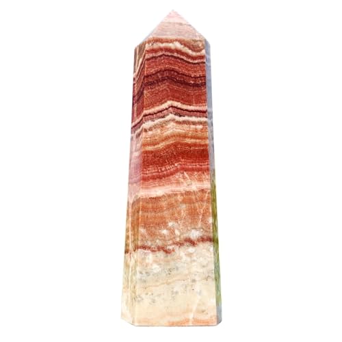 Torre de rodocrosita de 600g para armonizar tu altar de meditación y salón 2