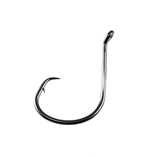 Gamakatsu Octopus Circle Hook-6 Per Pack, Black, 36739