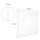 ASelected 2 Stück Acrylglas Platte 300 x 300 MM Plexiglas Plexiglas Platten 6,0 MM stark Transparent Kunststoffplatte Acrylglasscheibe Beidseitig mit Schutzfolie für Heimwerkerprojekte Kunsthandwerk