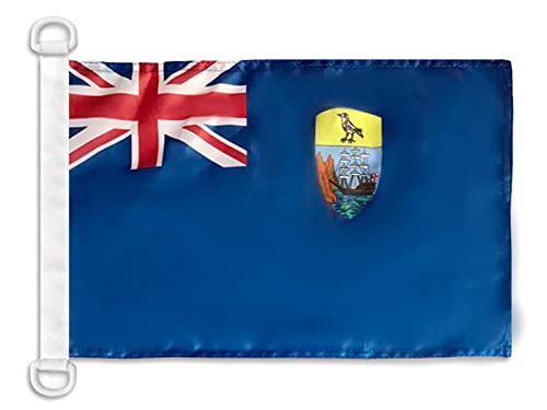 AZ FLAG Saint Helena Boat Flag 12x18 in Mesh Polyester Plastic Rings