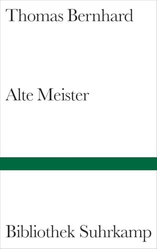 Alte Meister. Komödie. [German] 3518221205 Book Cover