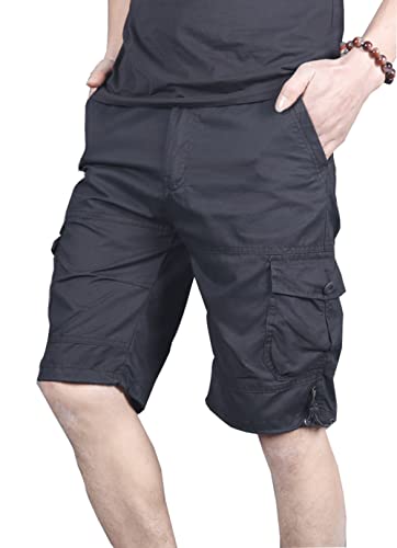 QOCO Pantaloncini Cargo Uomo Estivi Bermuda da