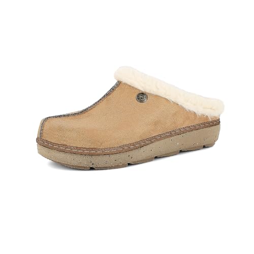 Chaussons d'hiver pour femme élégants avec fausse fourrure haut de gamme inblu