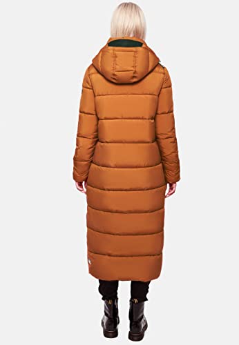 Navahoo Zimowy płaszcz damski, pikowany, oversize, z kapturem Isalie, rozm. XS-XXL, XL