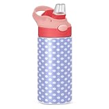Diseño fácil de transportar: esta botella de bebidas es muy ligera y compacta, con una capacidad de 12 onzas (7.68 pulgadas de alto x 2.75 pulgadas de profundidad) pulgadas/19.5 (alto) x 7 (profundidad). Ideal para paseos en coche, escuela, viajes, vacaciones, playa, espacios públicos y mucho más.