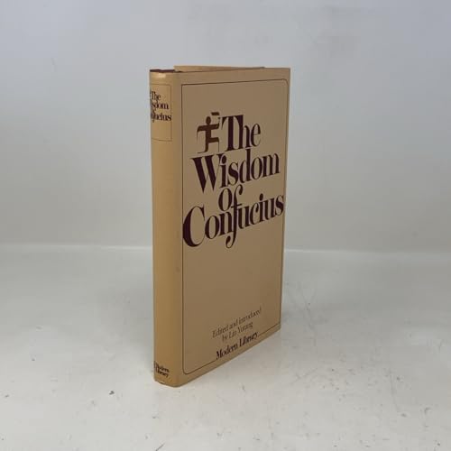 Wisdom of Confucius 0394604261 Book Cover