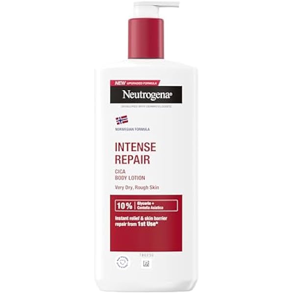 Neutrogena Formuła Norweska Intensywnie Regenerujący Balsam do Ciała z CICA 400ml do pielęgnacji skóry suchej i szorstkiej.